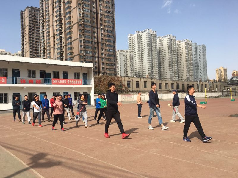 运动会350vip浦京集团中国方阵入场训练